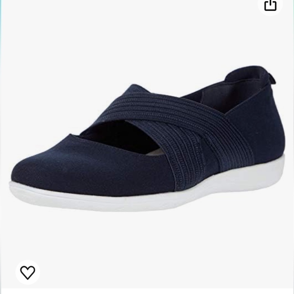 Anne Klein AK Akzansa Mary Jane’s comfort loafers slip ons size 10 NEW navy
